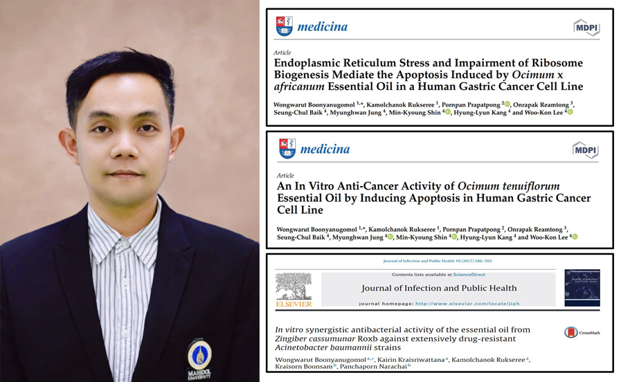 ม.มหิดล ค้นพบสารสกัดน้ำมันหอมระเหยจากพืชผักสวนครัว มีฤทธิ์ยับยั้งเซลล์มะเร็งกระเพาะอาหารในระดับหลอดทดลอง