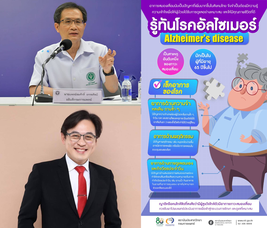 กรมการแพทย์แนะ รู้ทันโรคอัลไซเมอร์ (Alzheimer s disease)