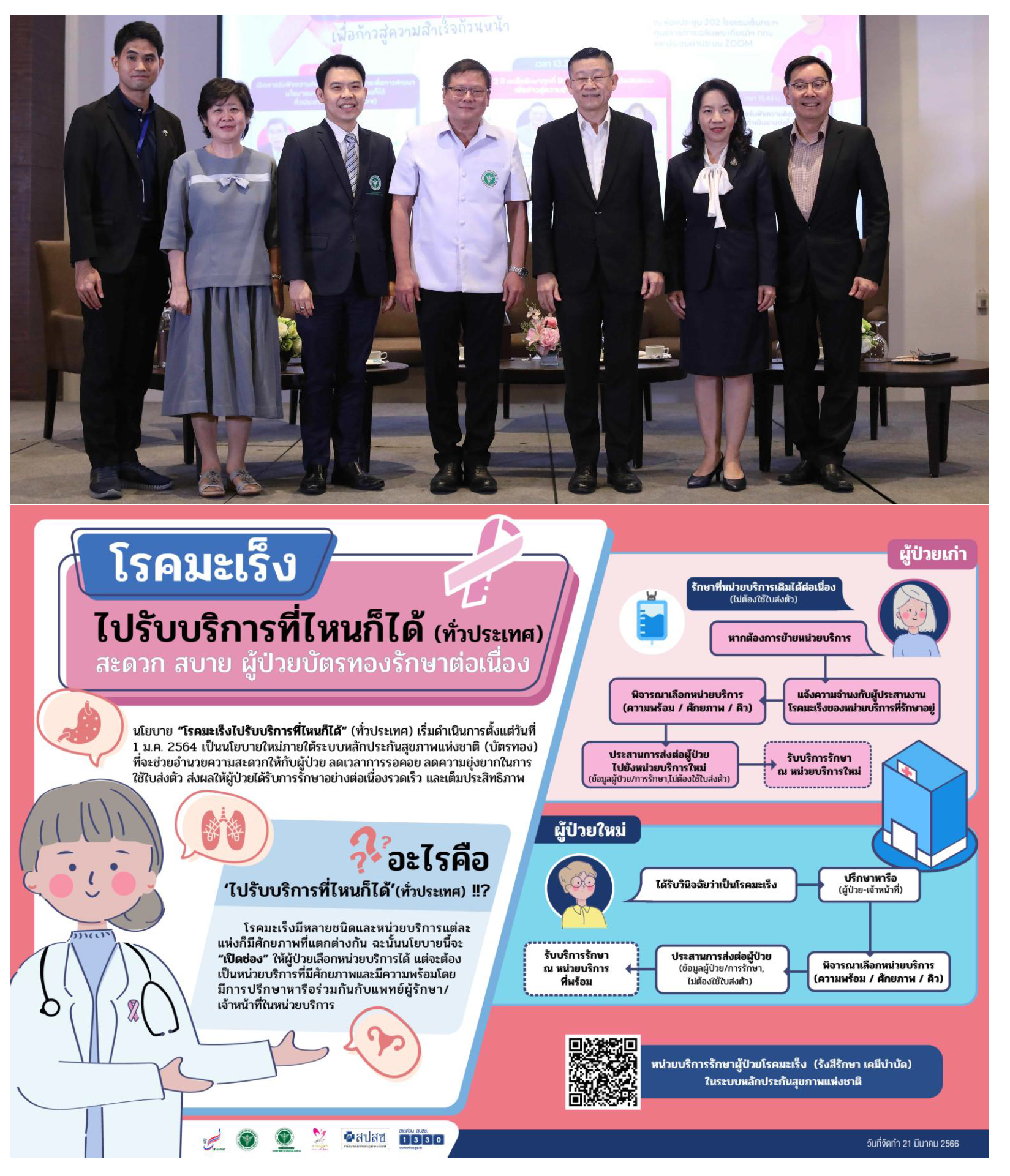 ผู้เชี่ยวชาญเสนอแนะแนวทางพัฒนานโยบายมะเร็งรักษาทุกที่