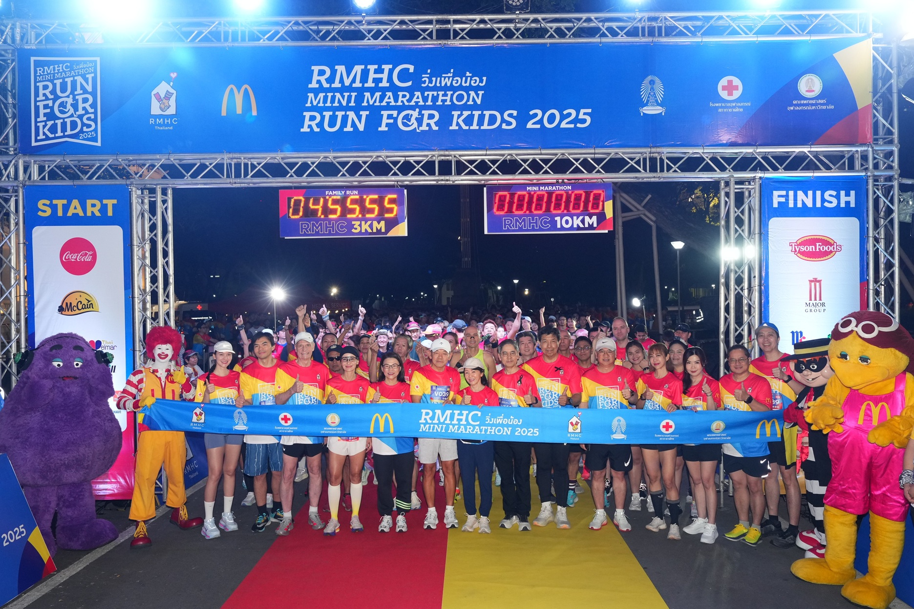 ปรากฏการณ์งานวิ่งการกุศลครั้งใหญ่! RMHC Mini Marathon Run For Kids 2025  ระดมทุนเพื่อช่วยเหลือผู้ป่วยเด็กและครอบครัว
